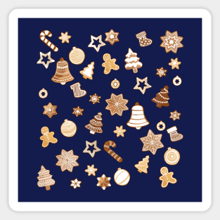 Christmas Cookies Pattern Sticker